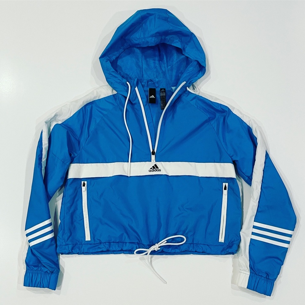Adidas Crop Windbreaker Size: Small - Womens